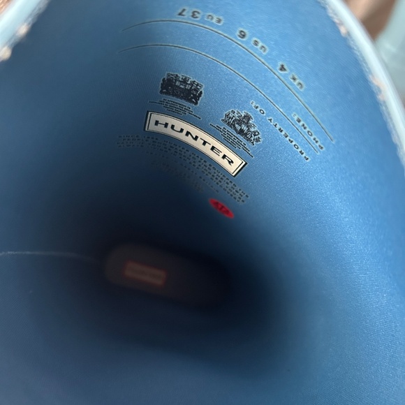 Blue Hunter Rain Boots - Picture 2 of 7